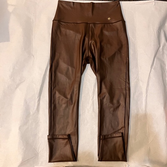 SAVVI liquid brown leggings - Picture 3 of 9